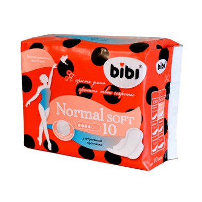 Прокладки "BIBI" Normal Soft,  5 капель, 9 шт.