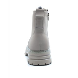 01-P8306-3 GRAY/BEIGE Ботинки демисезонные женские (натуральная кожа)