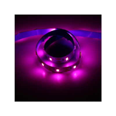Фитолента для растений Luazon Lighting, светодиодная, 3.5 Вт, 0.5 м, IP20, 5 В, 60 LED/м, USB, SMD5050, мультиспектральная
