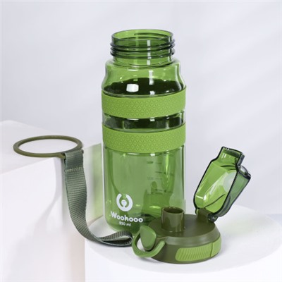 Бутылка для воды спортивная Woohooo H2O цвет Khaki 850 ml/ уп60