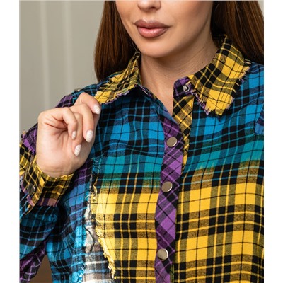 Рубашка #КТ36386, фиолетовый