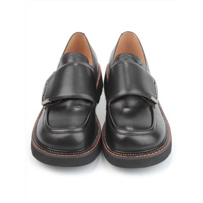 03-DYX02-2 BLACK Полуботинки женские (натуральная кожа)