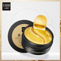 Гидрогелевые патчи с биозолотом SENANA Gold Slippery Beauty Skin Eye Mask, 60 шт.