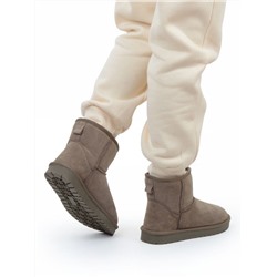 04-PF5854-6 KHAKI Угги женские (натуральная замша, 100% шерсть)