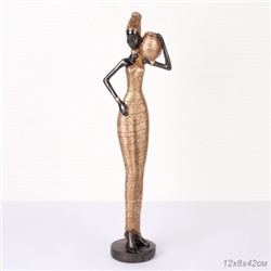 Статуэтка Африканка 42 см / LY200909-Gold /уп 16/