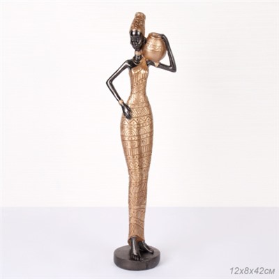 Статуэтка Африканка 42 см / LY200909-Gold /уп 16/