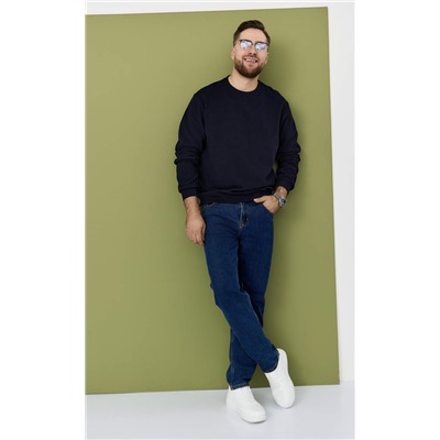 Свитшот F421-07-3201 d.blue