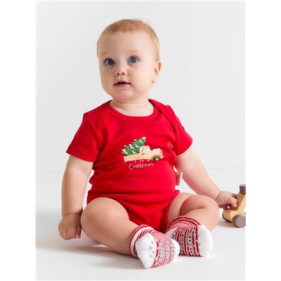 Боди Крошка Я "My 1st Christmas", рост 62-68 см