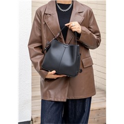 Женская сумка, кожа, MIRONPAN  26006 Черный