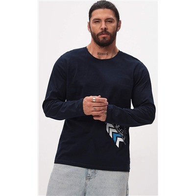 Лонгслив P521-1001-893 d.blue