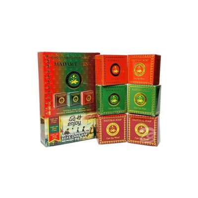 Набор мини мыло спа ароматы 6 шт по 50 гр от Madame Heng Natural Balance Soap Care Spar Set 6*50 g
