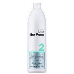 Farmavita LIFE THE PERM 2 - Хим.завивка для поврежденных волос 500 мл