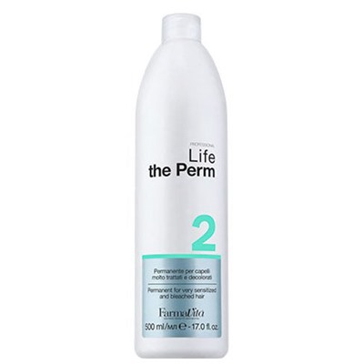 Farmavita LIFE THE PERM 2 - Хим.завивка для поврежденных волос 500 мл