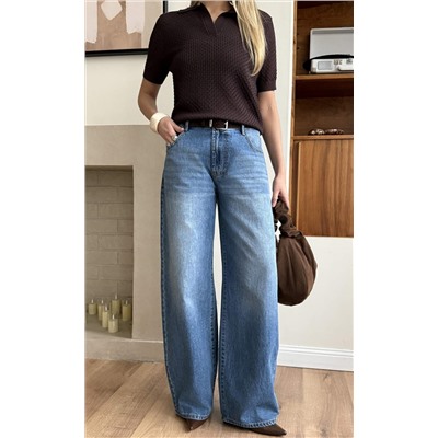 Джинсы жен. F612-0113 m.blue