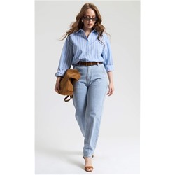 Джинсы жен. F612-01-572E l.blue