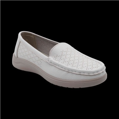 Мокасины ВК565-2 белые