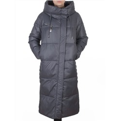 8310 DK. GRAY Пальто зимнее женское (200 гр. холлофайбер)