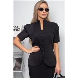 Жакет чёрный с рукавом-фонарик Анис №1