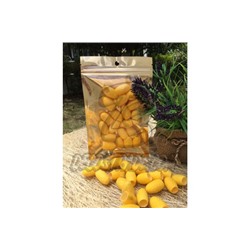 Золотые отборные шелковые коконы, Cocoon yellow, 20 шт
