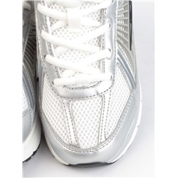 05-P234-5 SILVER/GRAY Кроссовки женские (искусственные материалы, сетка)