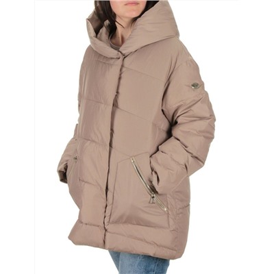22359 DK.BEIGE Куртка зимняя женская (200 гр. холлофайбера)