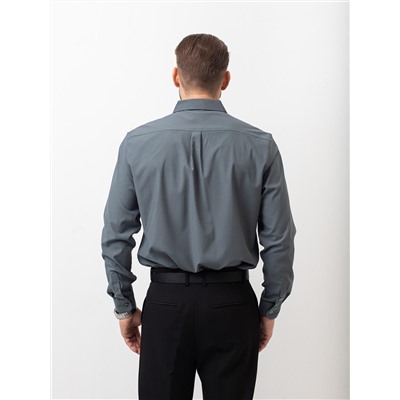 005J Мужская рубашка JenTa зеленая