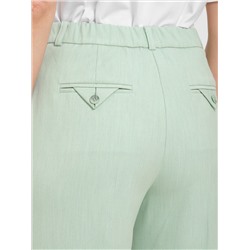 Брюки бледно-зелёные со стрелками