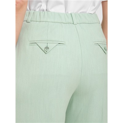 Брюки бледно-зелёные со стрелками
