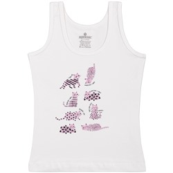 4338 Майка для девочек многоцвет (BAYKAR)