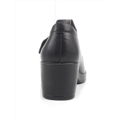 06-DHL104-D1 BLACK Туфли женские (натуральная кожа)