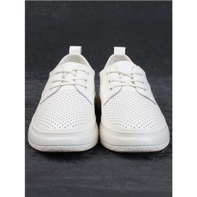 03-PDXL140-5 BEIGE Кроссовки женские (натуральная кожа)