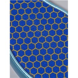 Стеклянная нано-пилка для пяток, 10.5×5.5×3.3 см, в картонной коробке, голубая
