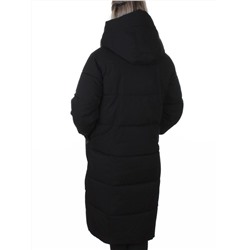 8836 BLACK Пальто зимнее женское (150 гр. холлофайбер)