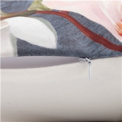 Наволочка декоративная «Этель. Магнолия», 40×40 см, велюр