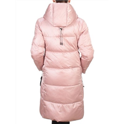 9110 PINK Пальто зимнее женское FLOWERROVE (200 гр. холлофайбера)