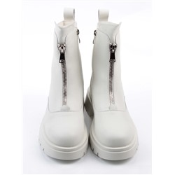 04-PAX87-2Z MILK Ботинки зимние женские (натуральная кожа, 100% шерсть)