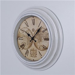 Часы настенные Карта мира 35 см / 8741T1 /уп 10/