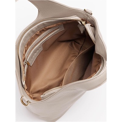 Женская кожаная сумка Richet 3227LG 930 Бежевый