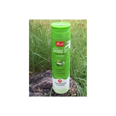 Шампунь с кокосовым маслом и рисовым молочком от Caring, Virgin Coconut Oil Shampoo With Rice Milk, 200 мл
