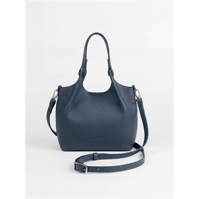 Женская кожаная сумка Richet 3260LN 615 Синий