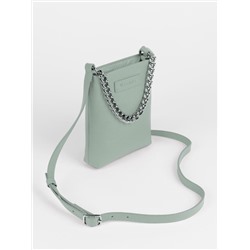 Женская кожаная сумка Richet 3258LN 779 Зеленый