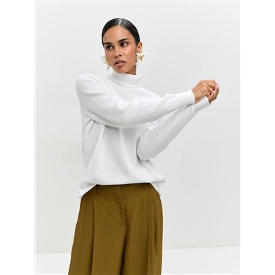 Джемпер водолазка HANNA, Белый