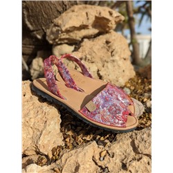 Ab.Zapatos 320-8 Hojas Rojas+Pelle 11/03 granate