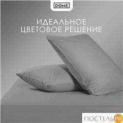 DOME ФАРОСТА сер Простыня 230х250 (см), 1пр., хл/сат