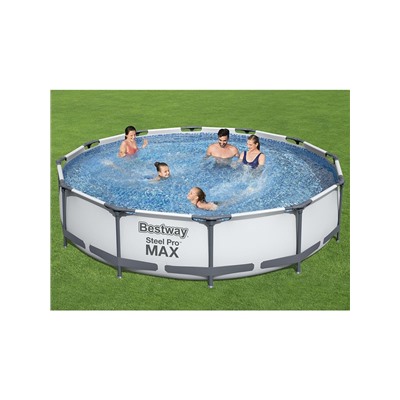 Бассейн каркасный Bestway Steel Pro MAX 56416, 366×76 см, фильтр-насос, круглый