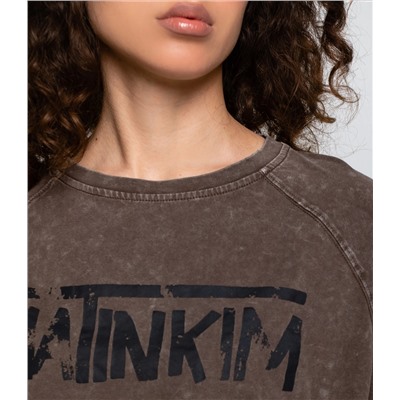 Футболка #КТ01537, коричневый