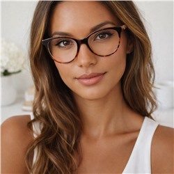 Имидживые женские очки с леопардовым принтом, арт.007.391