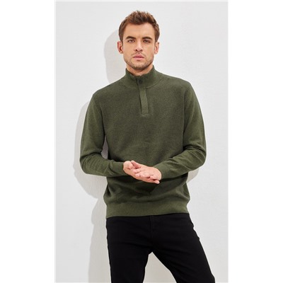 Джемпер P321-15200 khaki-melange