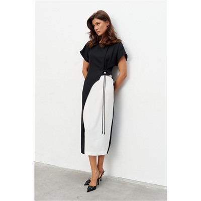 Платье KaVaRi 1134 черно-белый