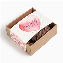 Подарочный набор «Этель» Enjoy the moment: полотенце 30×60 см и банные и аксессуары